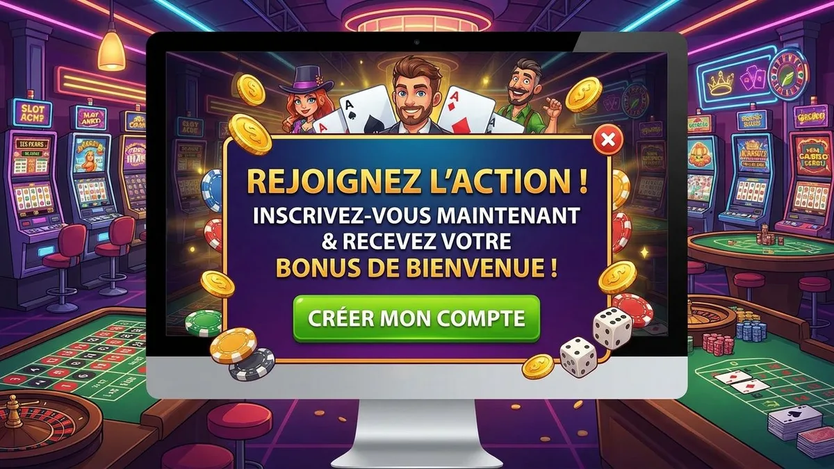 Inscription avec bonus